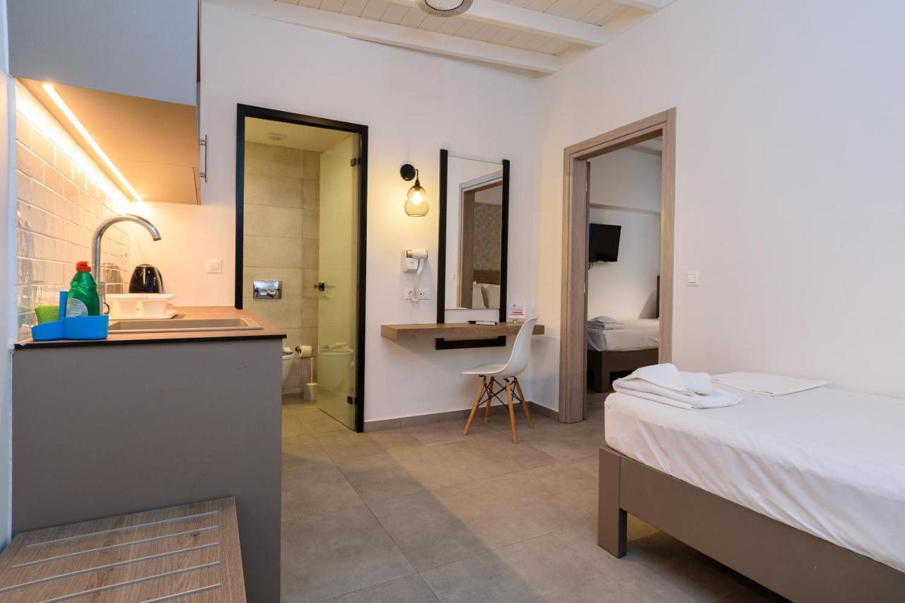 Kyma Hotel Loutro Bagian luar foto