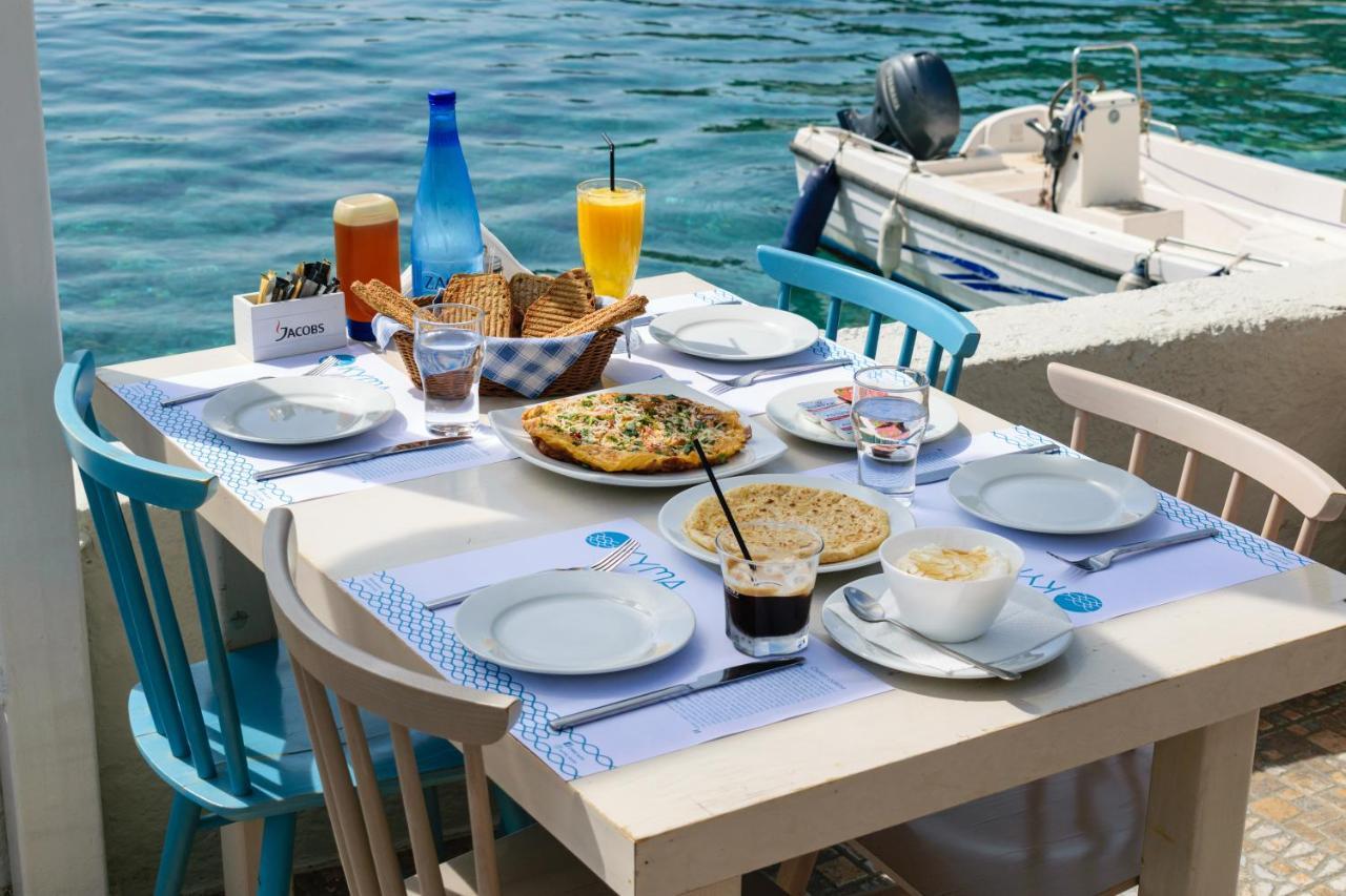 Kyma Hotel Loutro Bagian luar foto