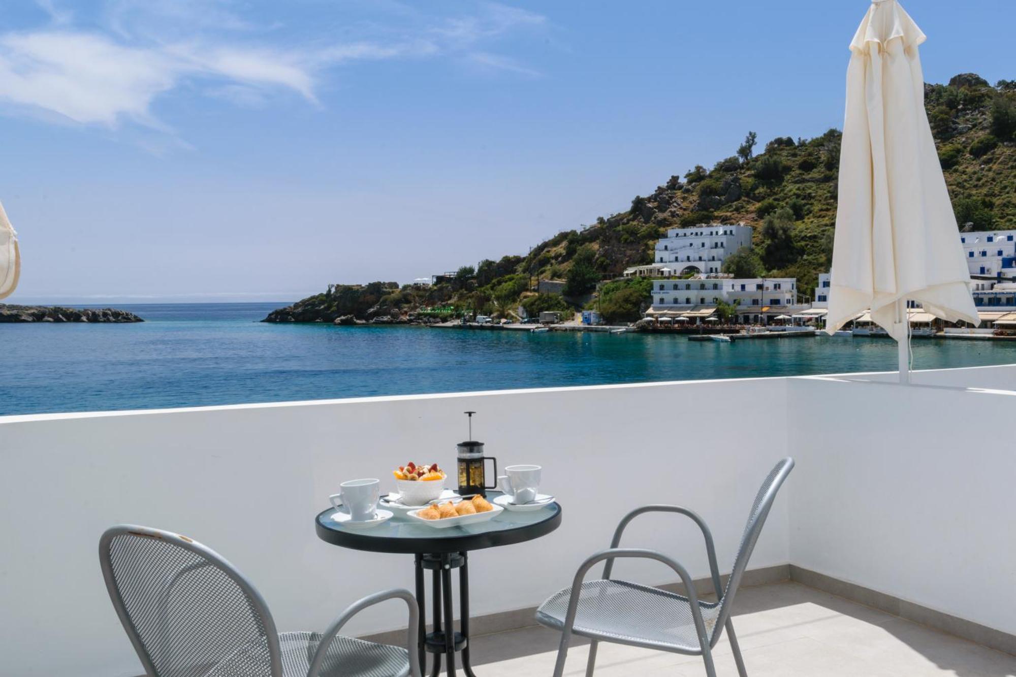 Kyma Hotel Loutro Bagian luar foto
