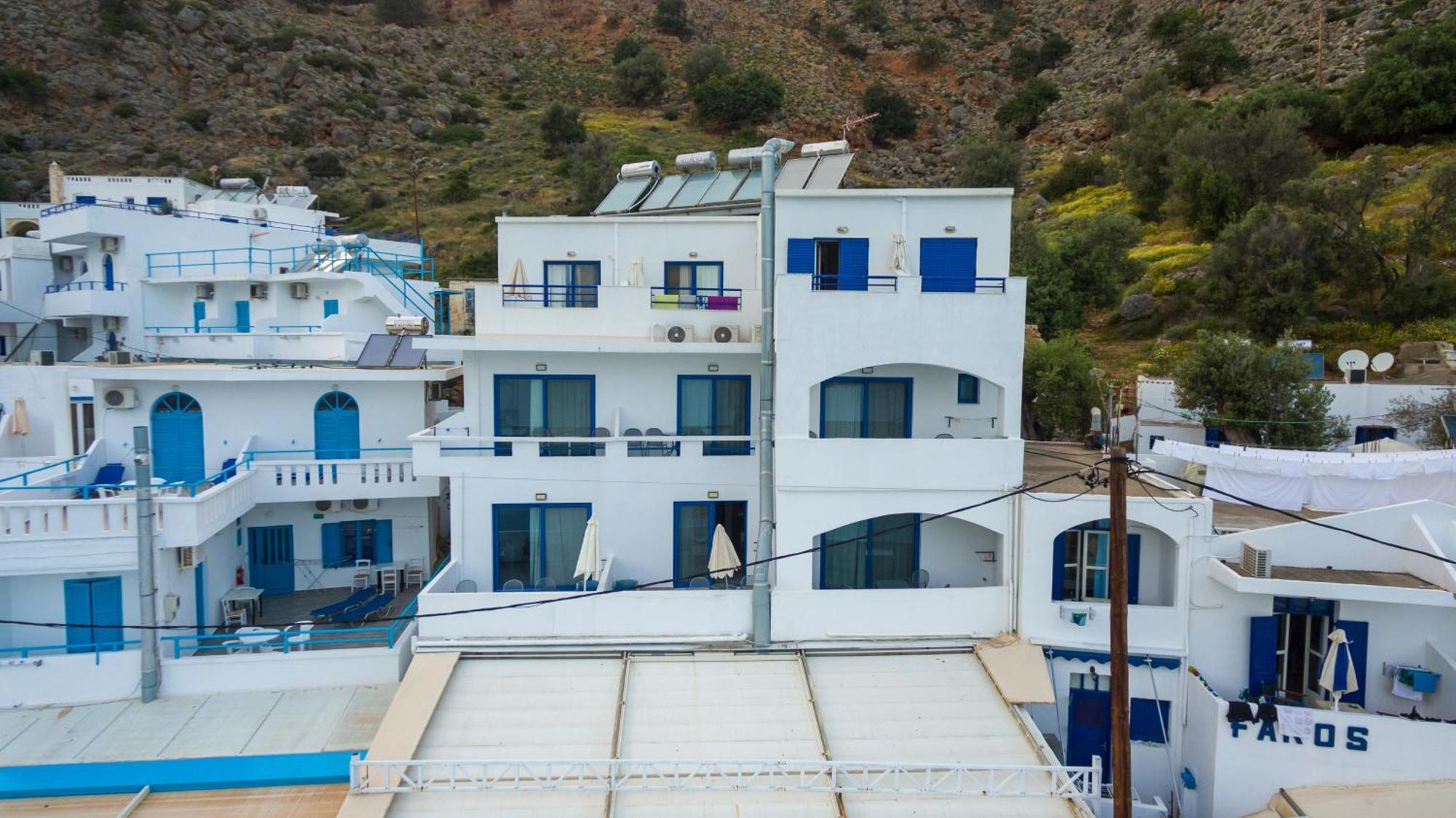 Kyma Hotel Loutro Bagian luar foto