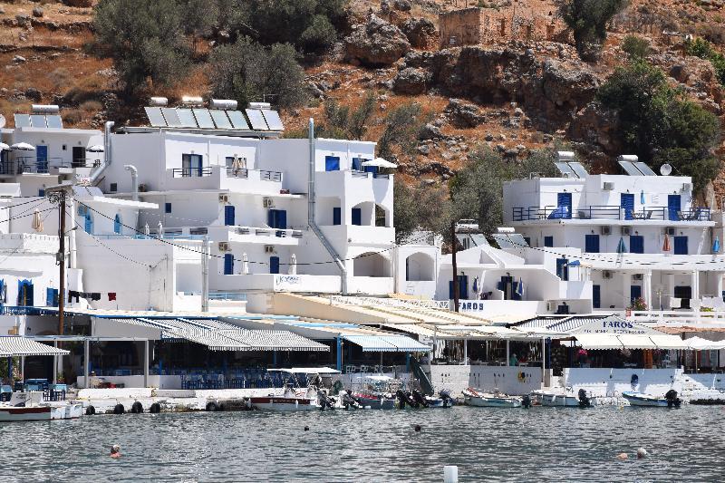 Kyma Hotel Loutro Bagian luar foto