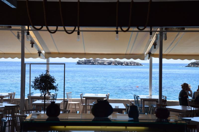 Kyma Hotel Loutro Bagian luar foto